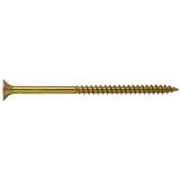 Wickes Single Thread Zinc & Yellow Screw - 5 X 60mm Pack Of 100