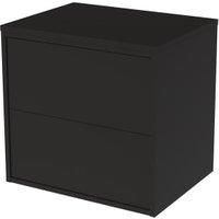 Wickes Tallinn Graphite 'push To Open' Wall Hung Vanity Unit - 600mm