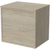 Wickes Tallinn Halifax Oak 'push To Open' Vanity Unit - 600mm