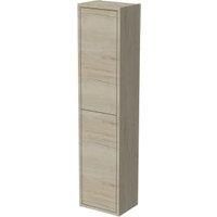 Wickes Tallinn Halifax Oak Push to Open Wall Hung Tower Unit - 1300 x 300mm