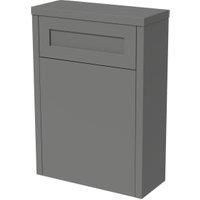 Wickes Hayman Dove Grey Traditional Freestanding Toilet Unit  870 x 600mm