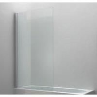 Wickes 6mm Half Framed Radius Bath Screen  1400 x 900mm