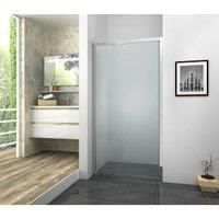 Vision 6mm Chrome Framed Pivot Shower Door Only - 1850 x 800mm