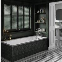 Wickes Savoy Acrylic Traditional Straight Bath - 1700 x 510mm