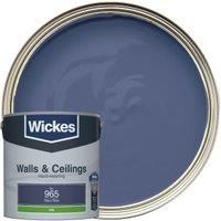 Wickes Navy Blue - No. 965 Vinyl Silk Emulsion - 2.5L