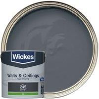 Wickes Dark Flint - No. 245 Vinyl Silk Emulsion - 2.5L