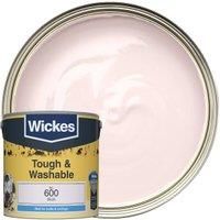 Wickes Blush - No. 600 Tough & Washable Matt Emulsion Paint - 2.5L