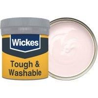 Wickes Blush - No. 600 Tough & Washable Matt Emulsion Paint Tester Pot - 50ml