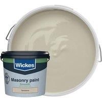 Wickes Masonry Smooth Paint - Sandstone 5L