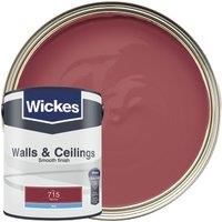 Wickes Vinyl Matt Emulsion Paint - Maroon No.715 - 5L