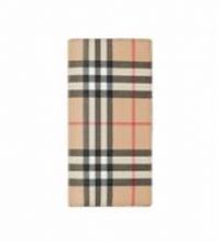 Burberry Vintage Beige Check E-canvas Continental Wallet