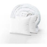 7.5 Tog Poly Cotton Duvet Quilt With 2 Pillows - 4 Sizes