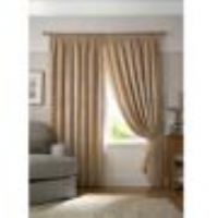 Three Posts Bettrys Pencil Pleat Room Darkening Curtains Three Posts Size: Width 167cm x Drop 228cm, Colour : Latte  - Size: Width 167cm x Drop 182cm