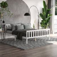Fernleaf Vida Designs Milan Bed Frame White Kingsize (5')