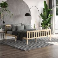 Fernleaf Vida Designs Milan Bed Frame Pine Kingsize (5')