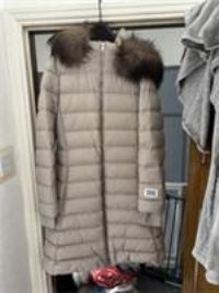 Ladies Large Burberry Newbridge Coat In Neutral Olive - New with tags & dustbag - L Regular