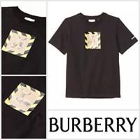 Burberry T-Shirt Top Tee Age 12 / 152 cm Kids Unisex Renley Deer Cotton - Black