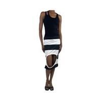 Burberry Runway Black And White Step Through IP Design Skirt Size UK6 NEW