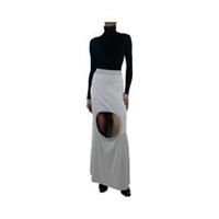 Burberry Grey Melange Silk Step-Through  Pencil Skirt Size UK6 NEW