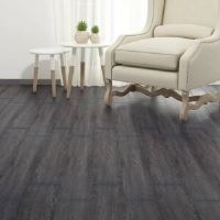 Symple Stuff 2mm Oak Laminate Flooring Black/White 915cm L X 152cm W