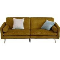 Mercury Furrier 2 Seater Clic Clac Sofa Bed Charcoal with Mustard Bolster cushions 88cm H X 190cm W X 80cm D