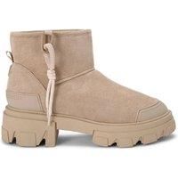 'Trekker Low Warm' Suedette Boots