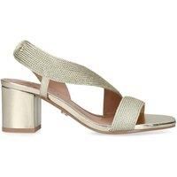 'Gala Block' Fabric Heels
