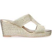 'Gala Wedge Mule 70' Fabric Heels