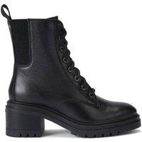 Carvela Women's 'Champion Lace Up' Leather Boots in Black | Size: 3