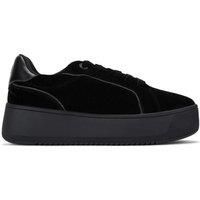 'Lighter Velvet' Suedette Trainers