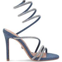 Carvela Women's 'Spiral 105' Fabric Heels in Blue | Size: 3