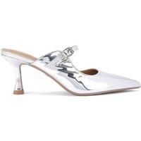 KG Kurt Geiger Women's 'Alina Mule' Heels in Silver | Size: 3