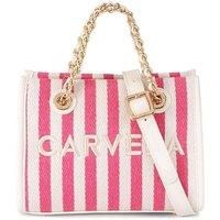 'Sorrento Micro Stripe' Canvas Bag