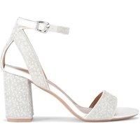 Carvela Women's 'Kianni' Fabric Heels in White | Size: 4