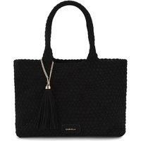 'Verona Weave Tote Bag' Suedette