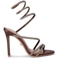 Carvela Women's 'Spiral 105' Fabric Heels in Brown | Size: 7