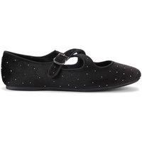KG Kurt Geiger Women's 'Natalia' Velvet Flats in Black | Size: 4