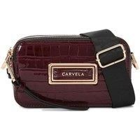 'Mini Roma Rectangle' Croc Print Bag