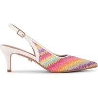 'Positano Stripe' Fabric Heels