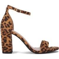 'Capo Block Heel' Fabric Heels