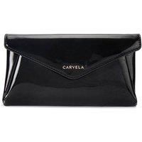 Carvela Women's 'Megan Envelope Clutch' Patent Bag in Black