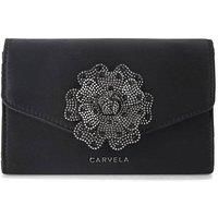 Carvela Women's 'Fiore Flower Clutch' Bag in Black