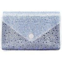 Carvela Women's 'Positano Vinyl Clutch' Bag in Blue