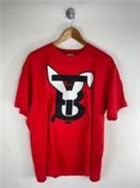 Burberry Agile LNY Red Crew Neck T-Shirt Size L RRP £390