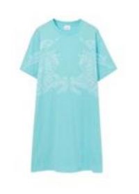 Burberry T-Shirt Dress - Medium - Topaz Blue