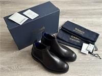 Burberry Tricker's Black Leather Chelsea Ankle Boots UK 6 Dee Low BNIB