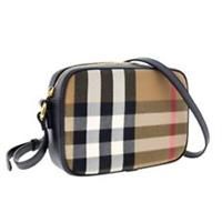 Burberry Camera Leather Cross Body Shoulder Bag Black