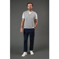 Maine Royal Blue Premium Chino Trousers, 40R, Royal