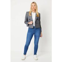 Womens Skinny Ankle Grazer Jeggings