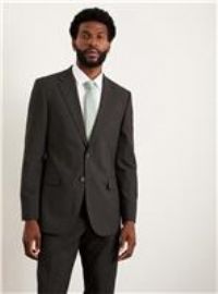 Tailored Fit Charcoal Essential Suit Jacket